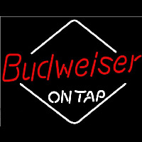 Budweiser Diamond On Tap Beer Sign Neonskylt