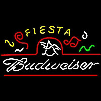 Budweiser Fiesta Marquee Beer Sign Neonskylt