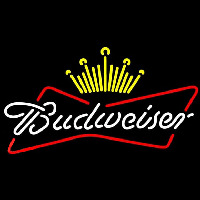 Budweiser King of It Up Beer Sign Neonskylt