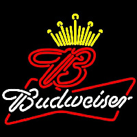 Budweiser King of It Up Beer Sign Neonskylt