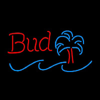 Budweiser Mini-palm Tree Beer Sign Neonskylt