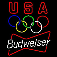 Budweiser Olympic Beer Sign Neonskylt