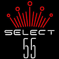 Budweiser Select 55 Beer Sign Neonskylt