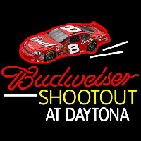 Budweiser Shootout Beer Sign Neonskylt