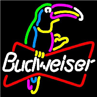 Budweiser Toucan Beer Sign Neonskylt