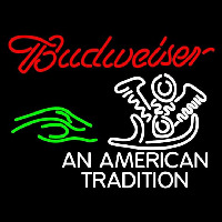 Budweiser Tradition Beer Sign Neonskylt