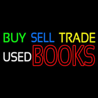 Buy Sell Trade Used Books Neonskylt