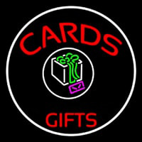 Cards And Gifts Block Logo Neonskylt