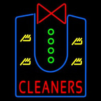 Cleaners With Shirt Neonskylt