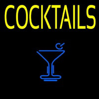 Cocktails Neonskylt