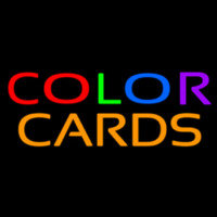 Color Cards Neonskylt