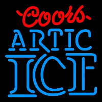 Coors Artic Ice Beer Sign Neonskylt