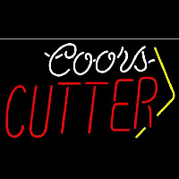 Coors Cutter Beer Sign Neonskylt