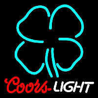 Coors Light Clover Beer Sign Neonskylt