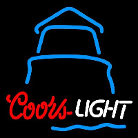 Coors Light Day Lighthouse Beer Sign Neonskylt