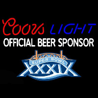 Coors Light Offical Beer Sponsor Beer Sign Neonskylt