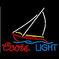 Coors Light Sailboat Beer Sign Neonskylt