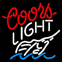 Coors Light Swordfish Beer Sign Neonskylt