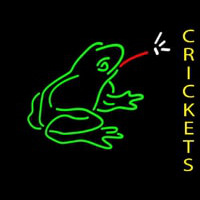 Crickets With Logo Neonskylt