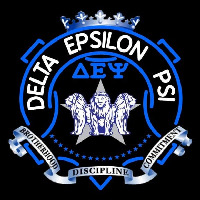 Delta Epsilon Psi Logo Neonskylt