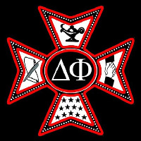 Delta Phi Chapters Logo Neonskylt