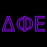 Delta Phi Epsilon Neonskylt