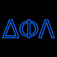 Delta Phi Lambda Neonskylt