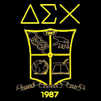 Delta Sigma Chi Latino Logo Neonskylt