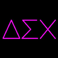 Delta Sigma Chi Latino Neonskylt