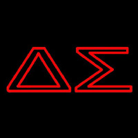 Delta Sigma Neonskylt