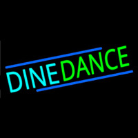 Dine Dance Neonskylt