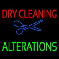 Dry Cleaning Alteration Neonskylt