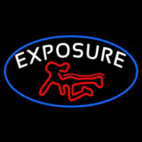 E posure Full Girl Logo Neonskylt