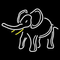 Elephant Logo Neonskylt