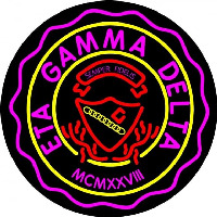 Eta Gamma Delta Logo Neonskylt