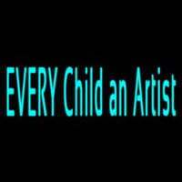 Every Child An Artist Neonskylt