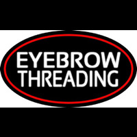 Eyebrow Threading Neonskylt