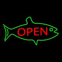 Fish Logo Open 2 Neonskylt