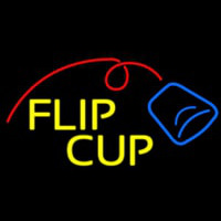 Flip Cup Logo Neonskylt