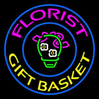 Florist Gifts Baskets Logo Neonskylt