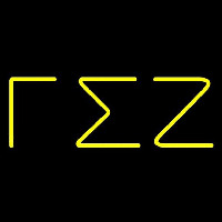 Gamma Sigma Zeta Neonskylt