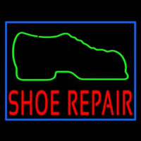 Green Boot Red Shoe Repair Neonskylt