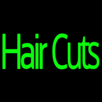 Green Hair Cuts Neonskylt