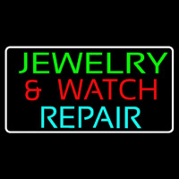 Green Jewelry And Watch Repair Block Neonskylt