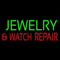 Green Jewelry Red And Watch Repair Block Neonskylt