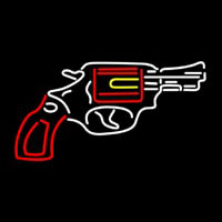 Gun Logo Neonskylt