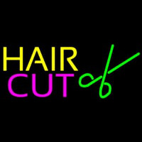 Hair Cut Logo Neonskylt