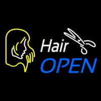 Hair Open Neonskylt