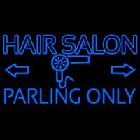 Hair Salon Parking Only Neonskylt