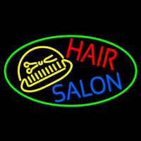 Hair Salon With Scissor And Comb Neonskylt